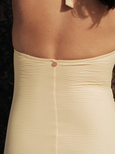 Maternity swimsuit yellow 