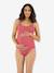 One-piece maternity swimsuit red 