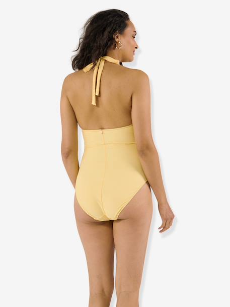 Maternity swimsuit yellow 