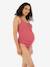 One-piece maternity swimsuit red 