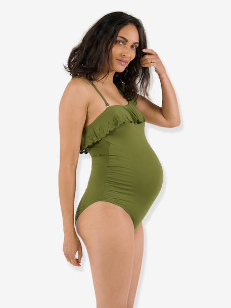 Swimsuit for Maternity, Bloom by CACHE COEUR black+fuchsia+green 
