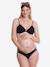 Maternity two-piece swimsuit black 