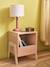 Table lamp with scalloped details dark pink 