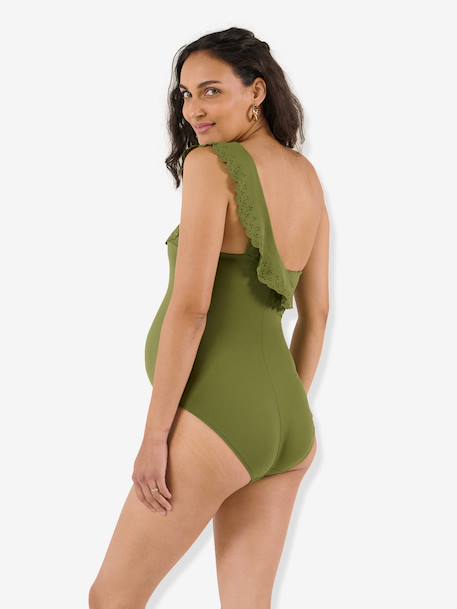 Swimsuit for Maternity, Bloom by CACHE COEUR black+fuchsia+green 