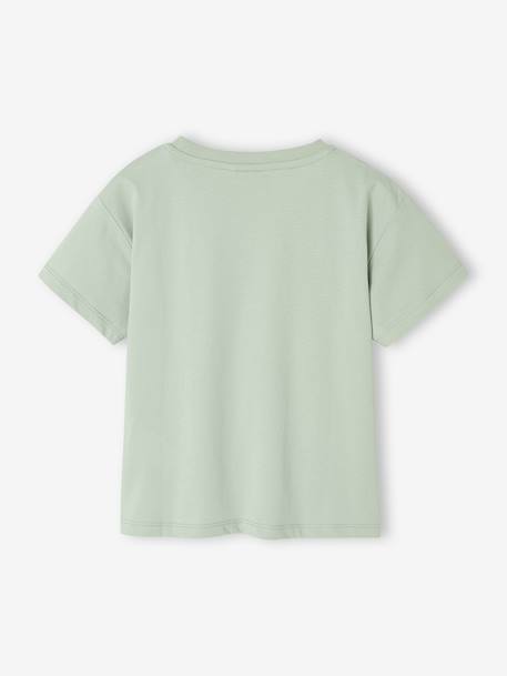 Girls' short-sleeved VAIANA t-shirt aqua green 