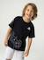 Boys' cotton pyjama shorts with PLAYSTATION logo black 