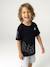 Boys' cotton pyjama shorts with PLAYSTATION logo black 
