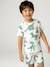 Pack of 2 dinosaur playsuit pyjamas for boys sage green 