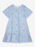 Short-sleeved blue and white striped dress DANAMADE for girl blue 