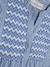 Zigzag pattern lined dress, DANAMADE for girl blue 