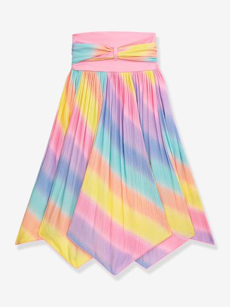 Striped skirt with high waist and bow DANAMADE for girl multicoloured 