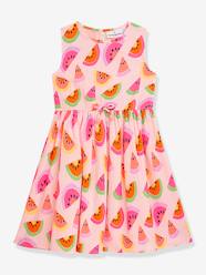 -Dress with bow and watermelon print DANAMADE for girl