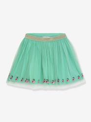 -Tulle skirt with cherry embroidery DANAMADE for girl