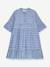 Zigzag pattern lined dress, DANAMADE for girl blue 