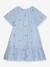 Short-sleeved blue and white striped dress DANAMADE for girl blue 
