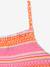Dress with floral and geometric patterns DANAMADE for girl orange 