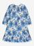 Floral print long-sleeved dress DANAMADE for girl blue 
