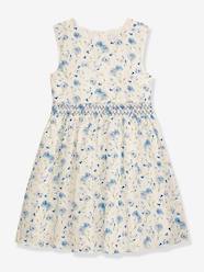 -Summer floral print smocked-waist dress DANAMADE for girl