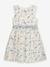 Summer floral print smocked-waist dress DANAMADE for girl peach 