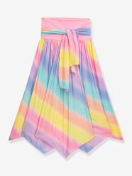 Striped skirt with high waist and bow DANAMADE for girl