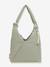 Shoulder changing bag Teya black+green 