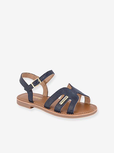 Bamia Sandals, LES TROPEZIENNE® by M. BELARBI blue+gold+grey blue 