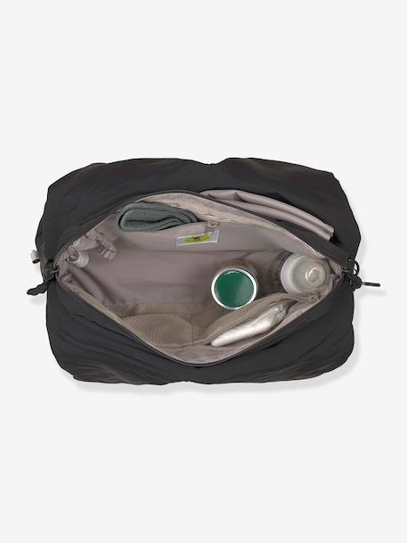 Shoulder changing bag Teya black+green 