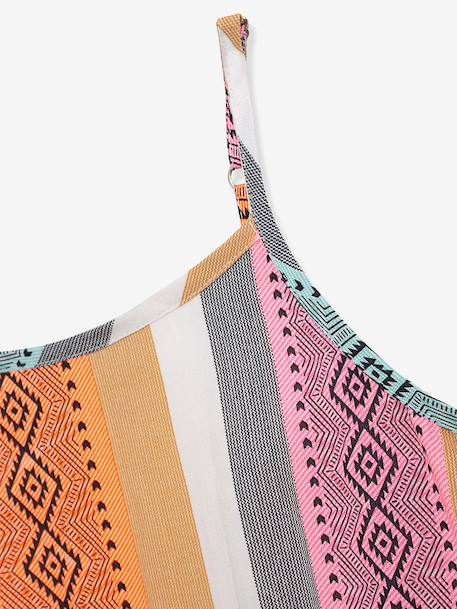 Sleeveless bohemian-style dress DANAMADE for girl multicoloured 