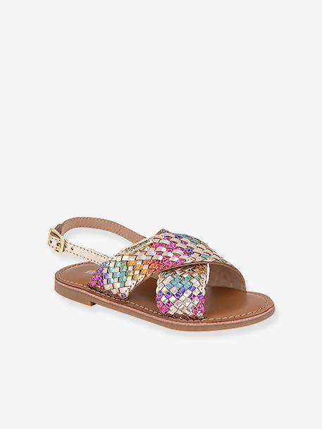 Bisou sandals gold+multicoloured 