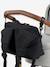 Shoulder changing bag Teya black+green 