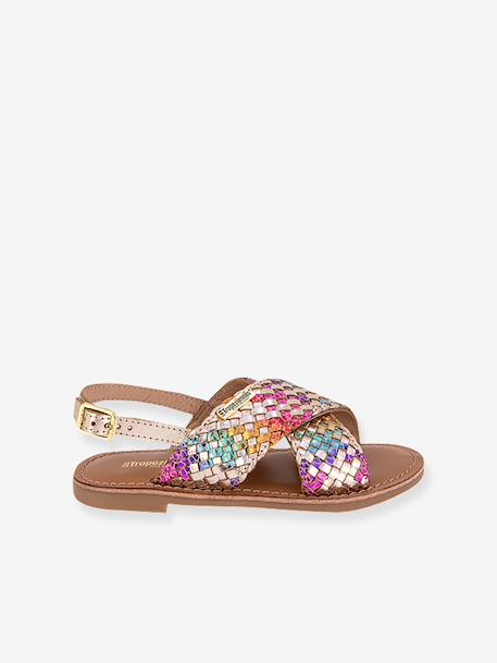 Bisou sandals gold+multicoloured 