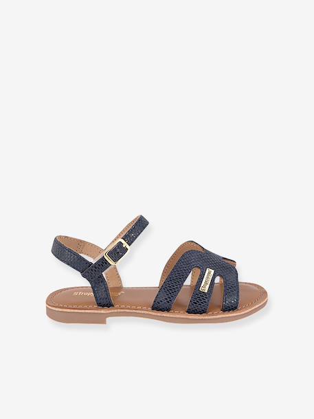 Bamia Sandals, LES TROPEZIENNE® by M. BELARBI blue+gold+grey blue 