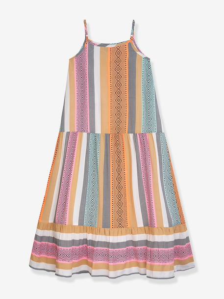Sleeveless bohemian-style dress DANAMADE for girl multicoloured 