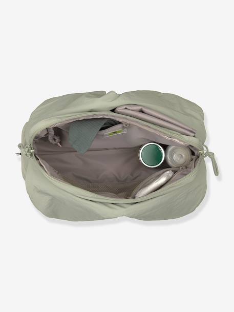 Shoulder changing bag Teya black+green 