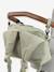 Shoulder changing bag Teya black+green 