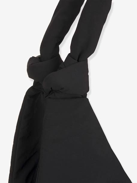Shoulder changing bag Teya black+green 