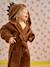 Dinosaur Bathrobe for Babies Blue+camel 
