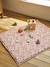 Cotton floor mat for kids printed pink 