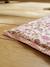 Cotton floor mat for kids printed pink 