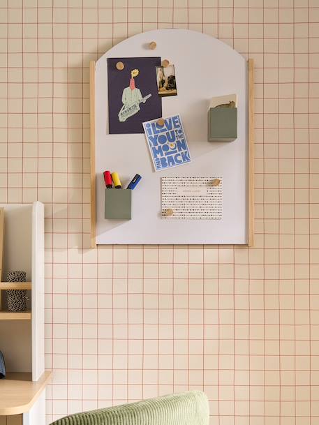 Picture Board in Metal & Wood beige 