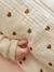Cotton muslin HEARTS summer pramwsuit printed white 