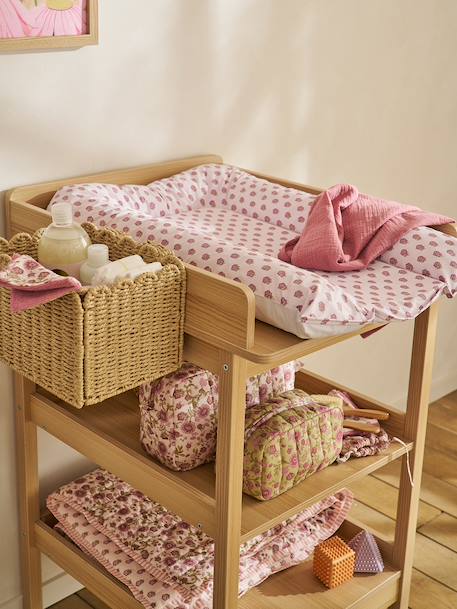 Changing Mat, Lion Cub ecru+printed beige+printed green+printed pink+twine+White/Print 
