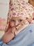Hooded towel and mitt by LATIKA printed pink 