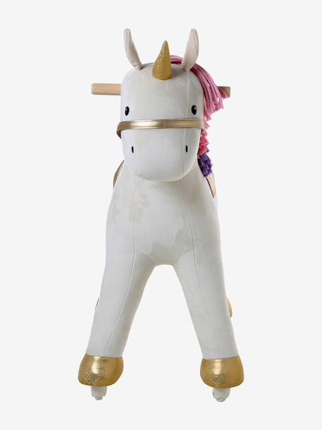 Horse on Wheels in FSC® Wood Big Horse+Small Horse+white 