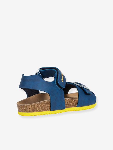 Sandals for Boys, Ghita B.B by GEOX® blue+BLUE DARK SOLID+brown 