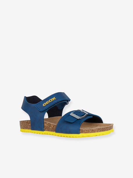 Sandals for Boys, Ghita B.B by GEOX® blue+BLUE DARK SOLID+brown 