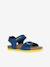 Sandals for Boys, Ghita B.B by GEOX® blue+BLUE DARK SOLID+brown 