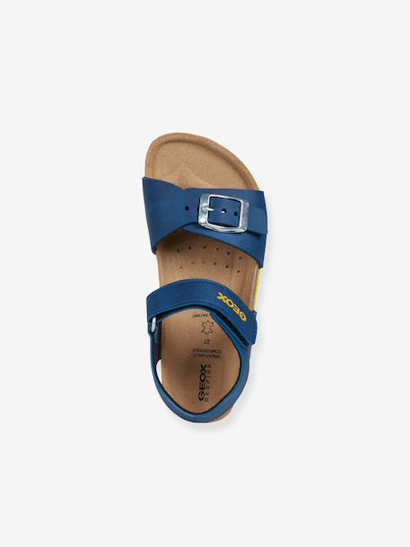 Sandals for Boys, Ghita B.B by GEOX® blue+BLUE DARK SOLID+brown 