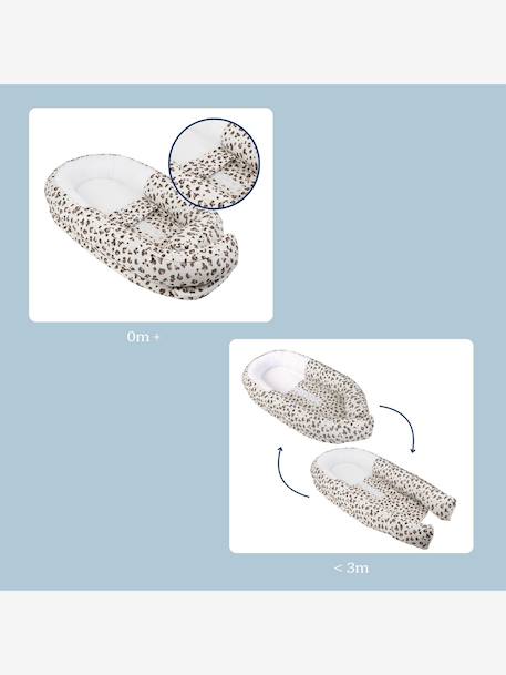 Doomoo Cocoon Progressive Baby Nest, by BABYMOOV grey+printed beige 
