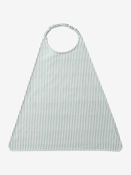 Pack of 3 large bibs for kids aqua green+rose 